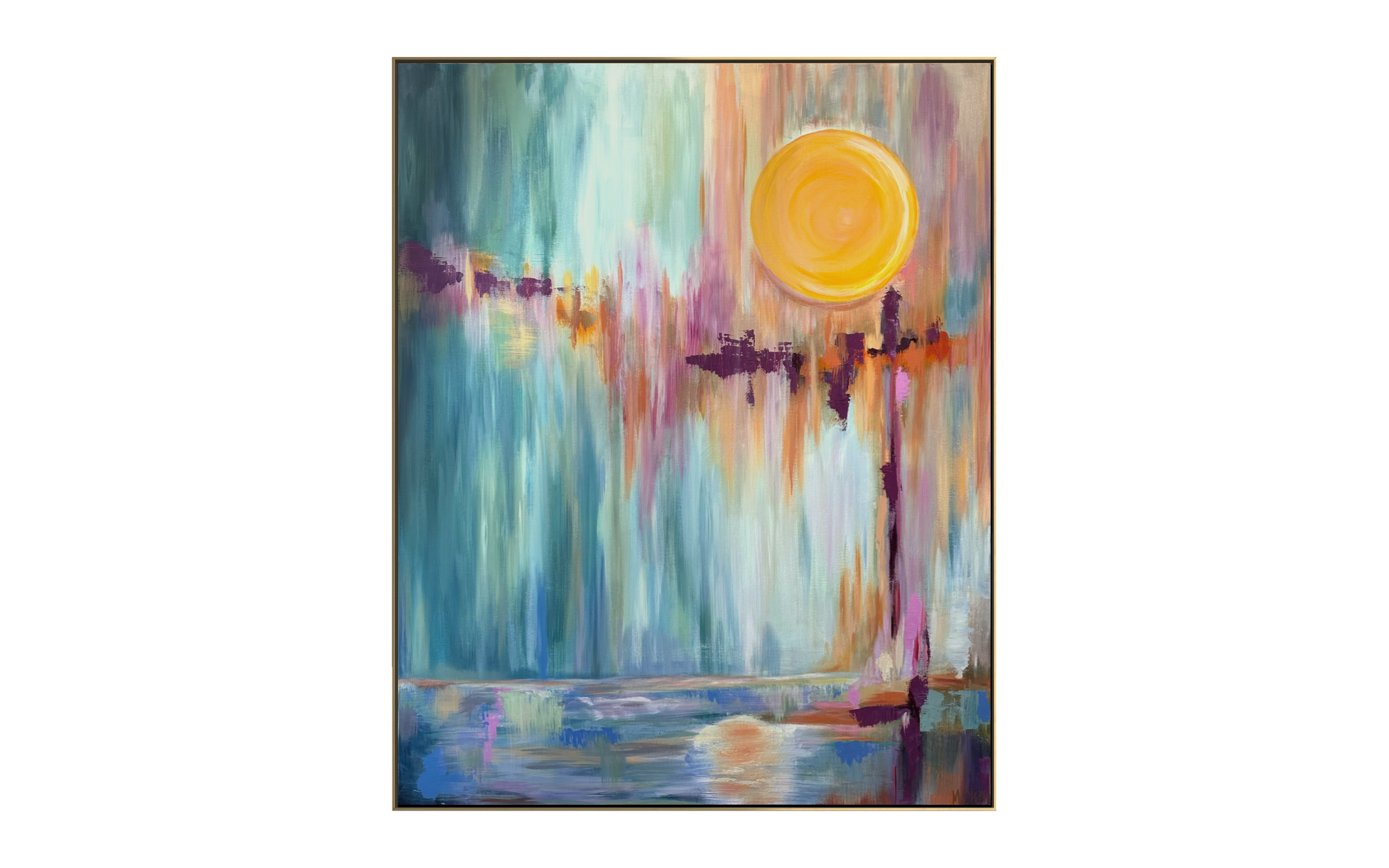 Original Artwork by Micha Olson, "Radiant Horizon"