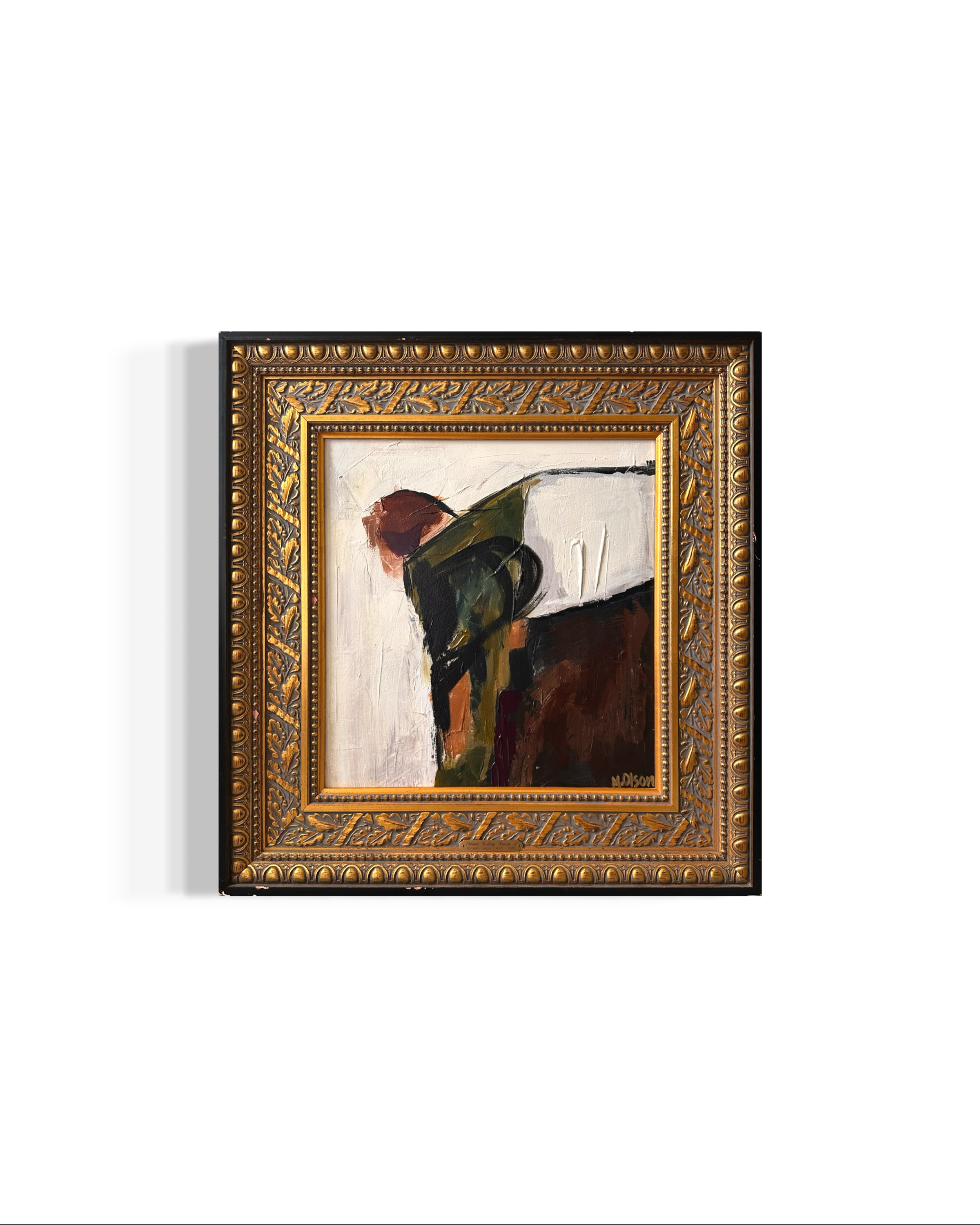 Original Art by Micha Olson, "Gilded Reverie" Diptych Set