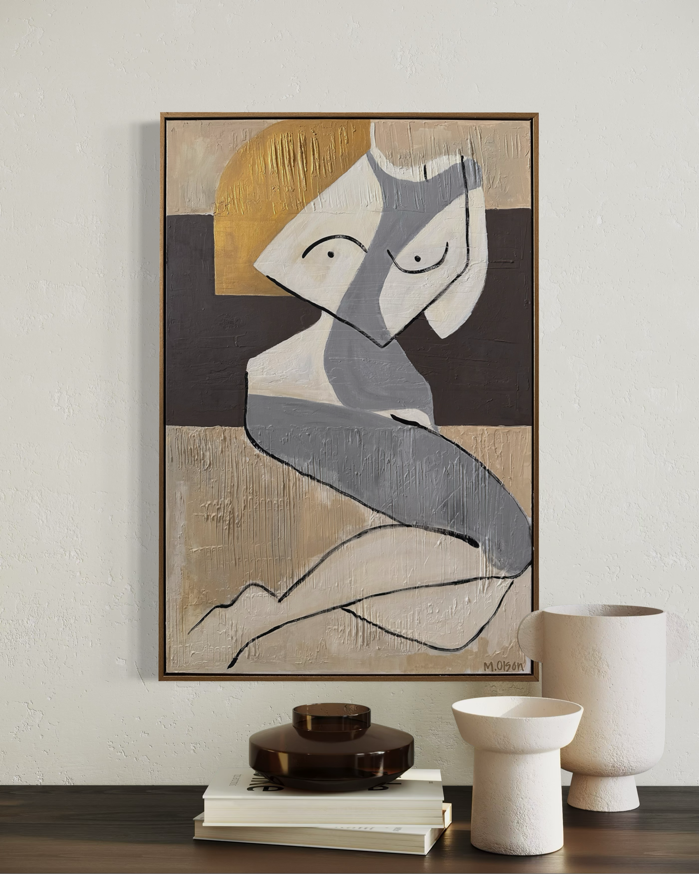 Original Artwork by Micha Olson, "Silhouette"