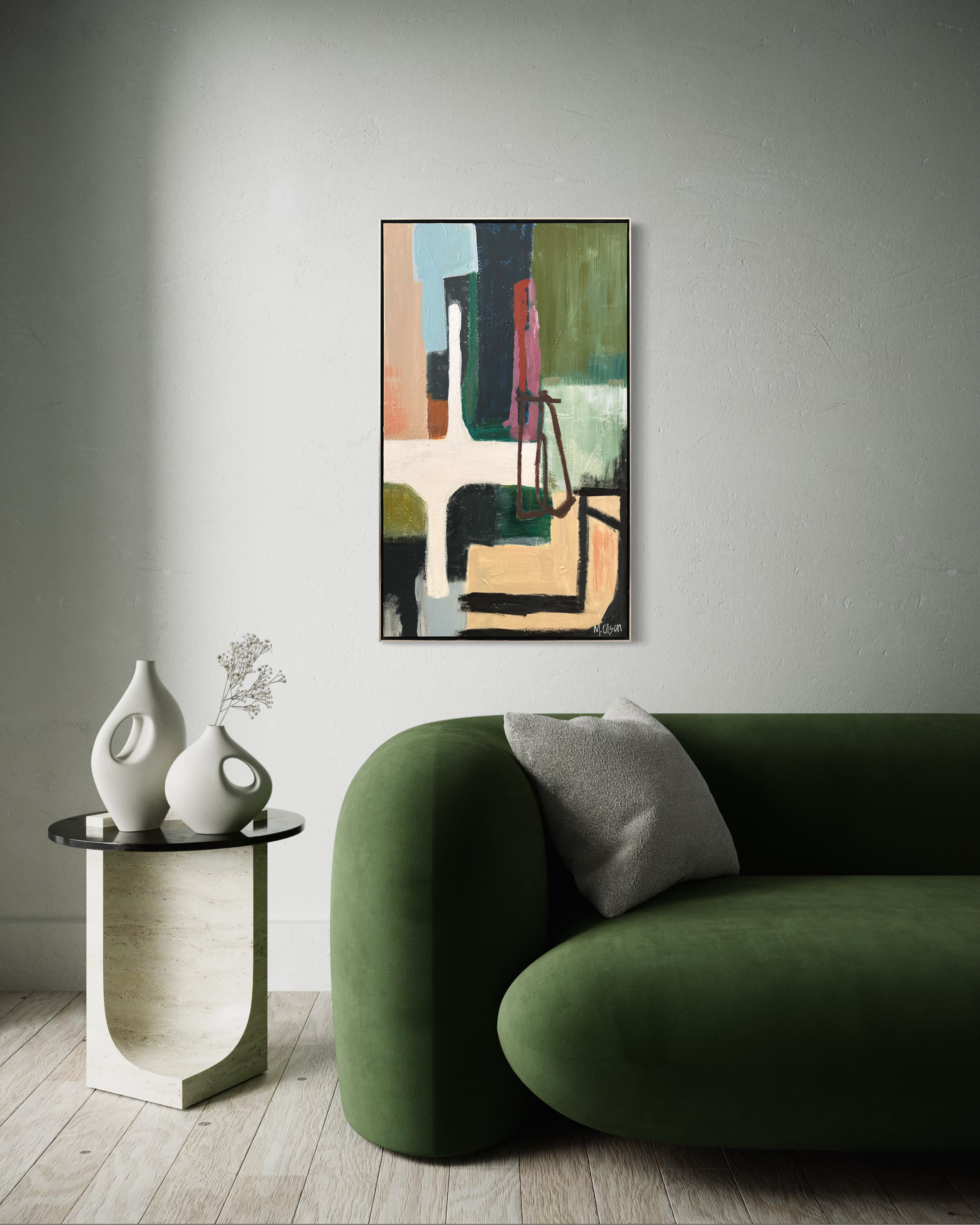 Original Artwork by Micha Olson, "Fragments of Order"