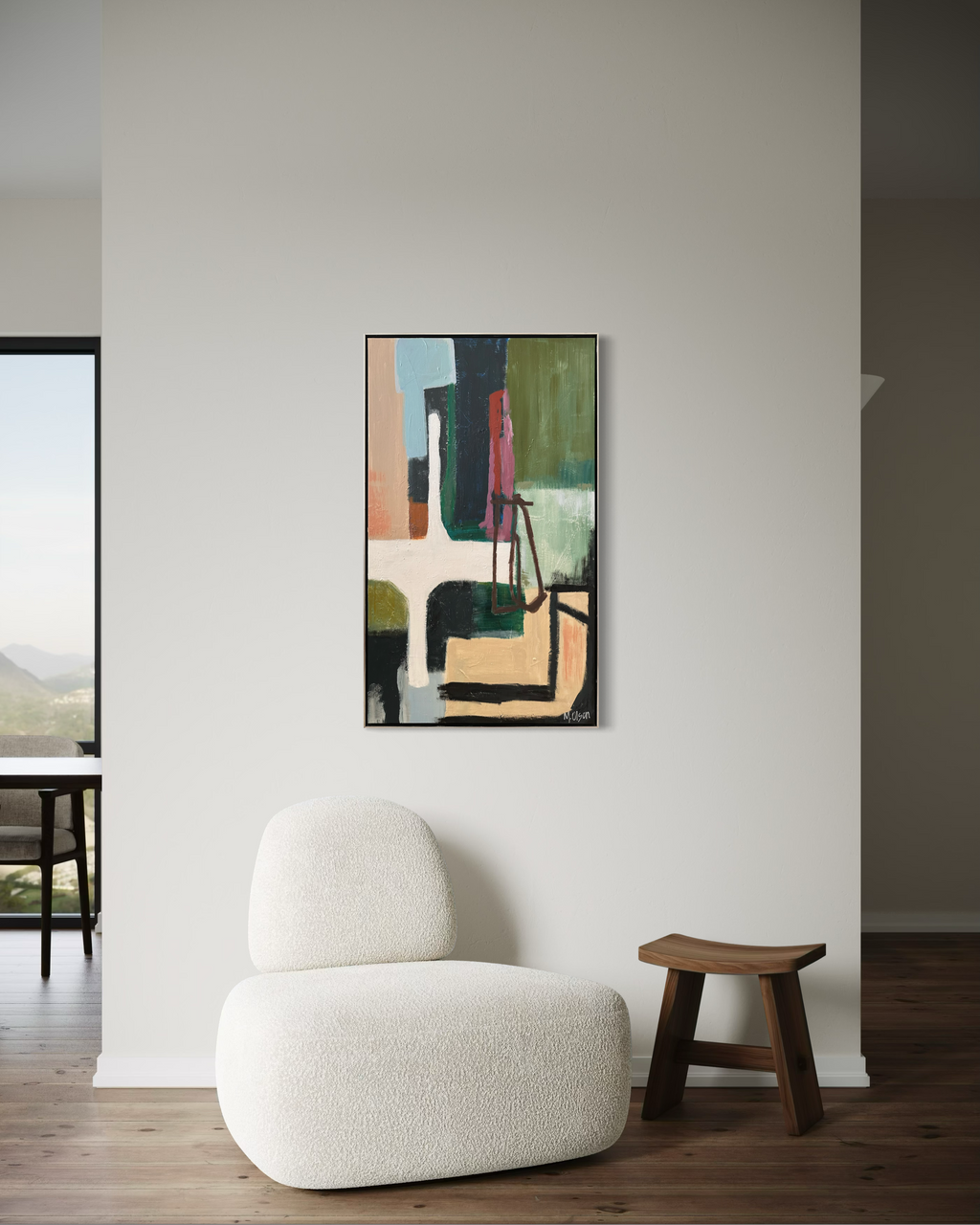 Original Artwork by Micha Olson, "Fragments of Order"