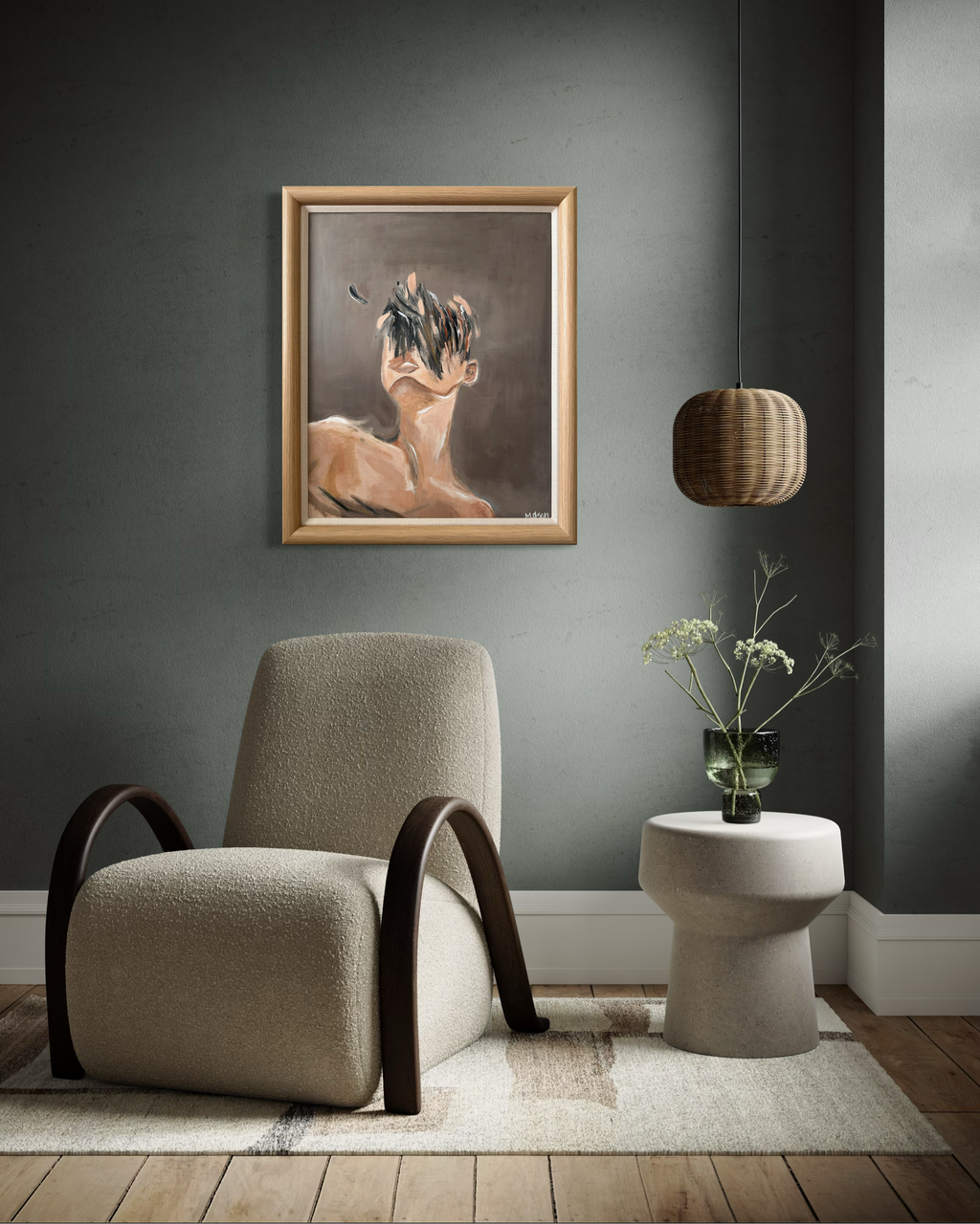 Original Artwork by Micha Olson, "Unseen"