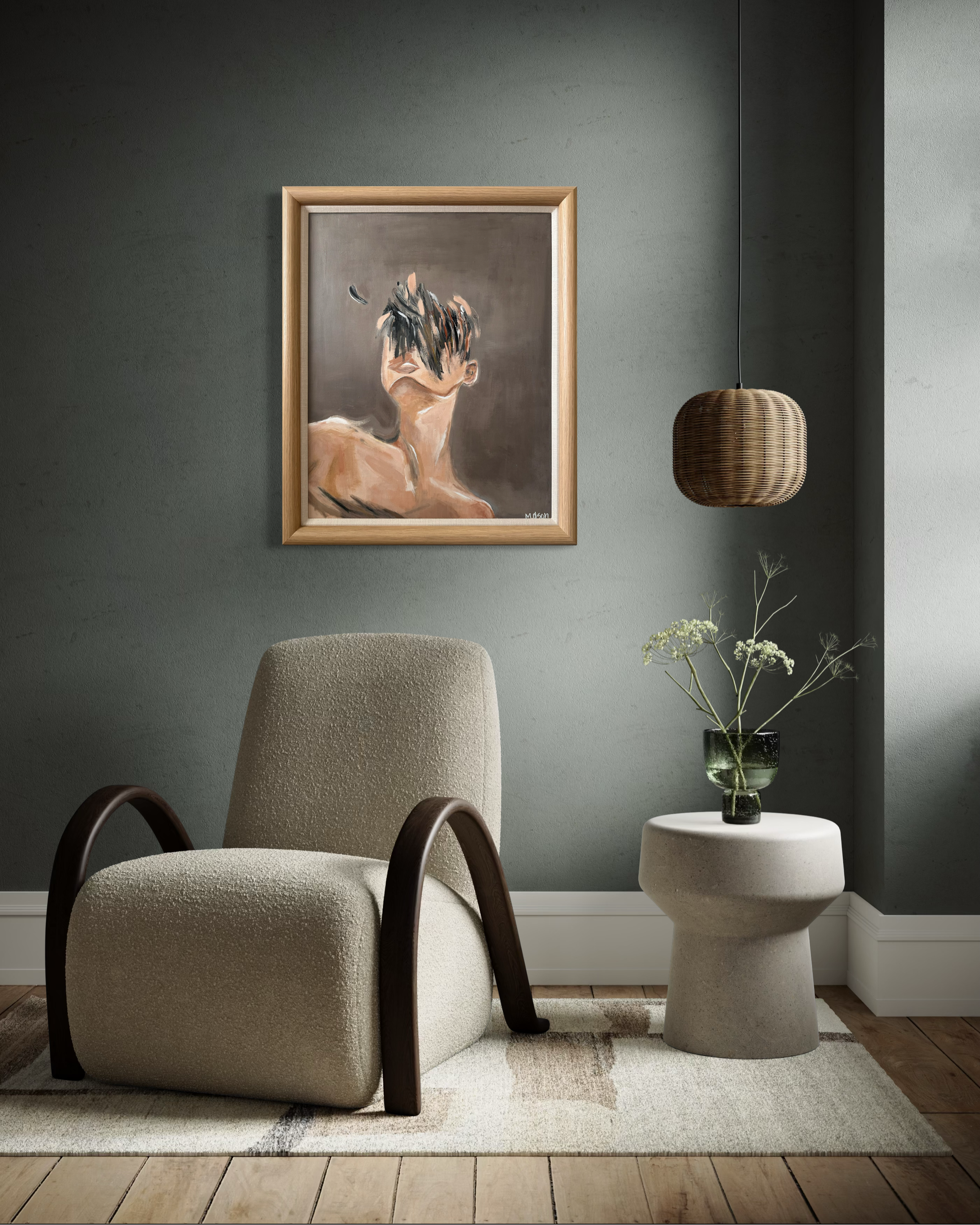 Original Artwork by Micha Olson, "Unseen"