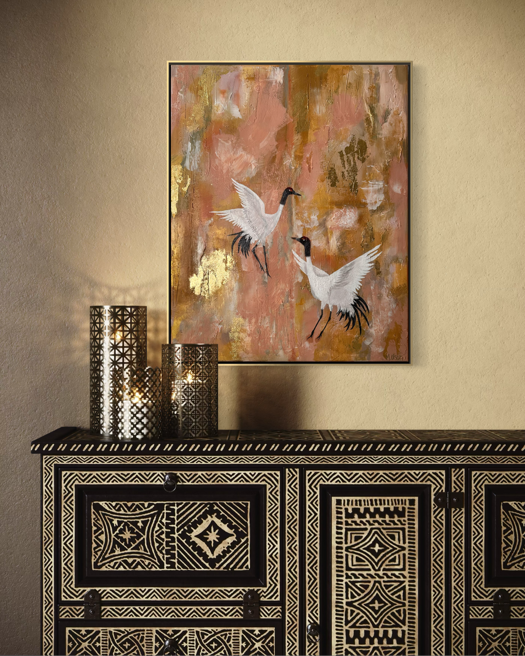 Original Artwork by Micha Olson, "In Tandem"