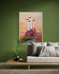 Original Artwork by Micha Olson, "Female Herons"