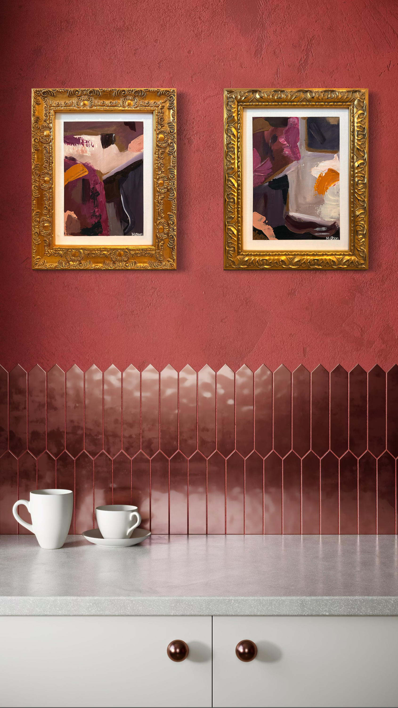 Original Artwork by Artist, Micha Olson "Gilded Reverie Collection II"