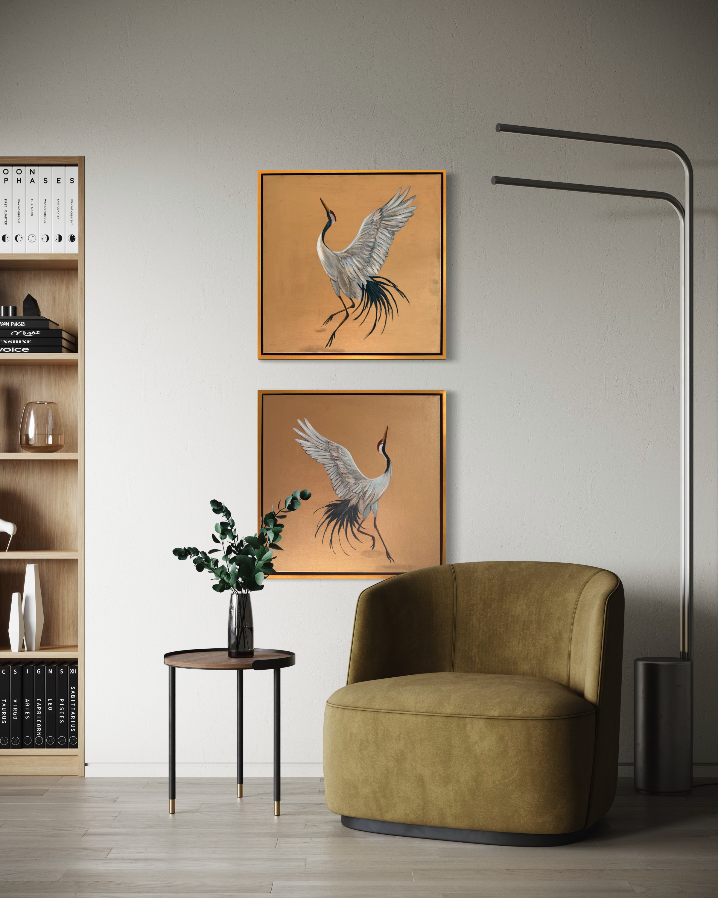 "Eternal Dance I & II" Diptych Set