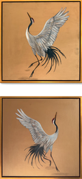 "Eternal Dance I & II" Diptych Set