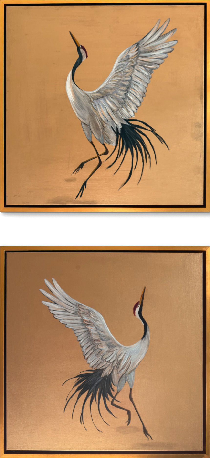 "Eternal Dance I & II" Diptych Set
