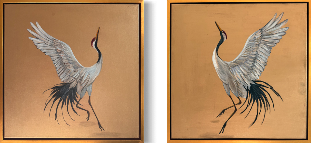 "Eternal Dance I & II" Diptych Set